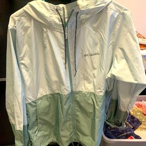 Green Columbia Wind Breaker
